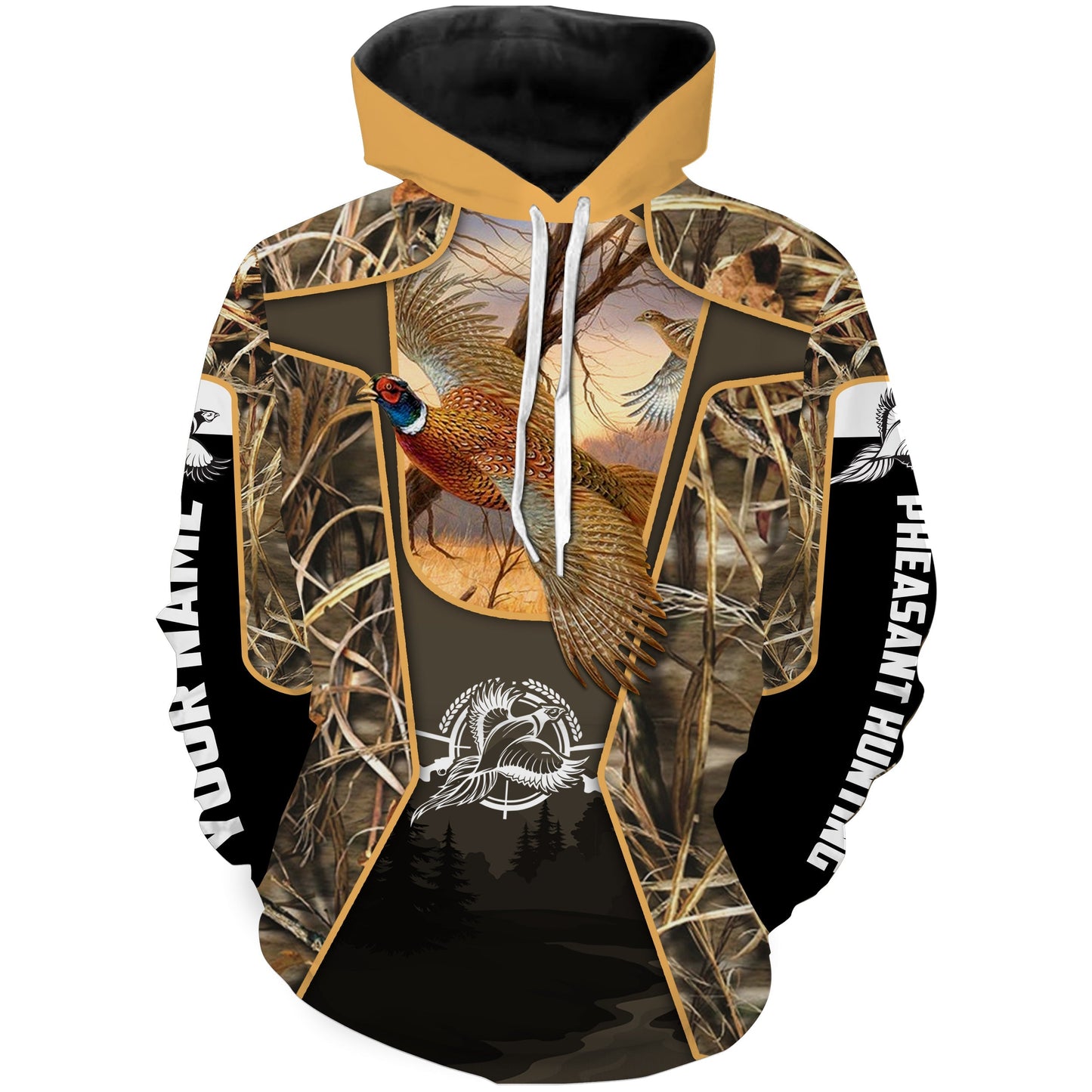 Pheasant hunting camo Full printing Shirt Personalized pheasant hunting Gifts FSD1105 Hoodie