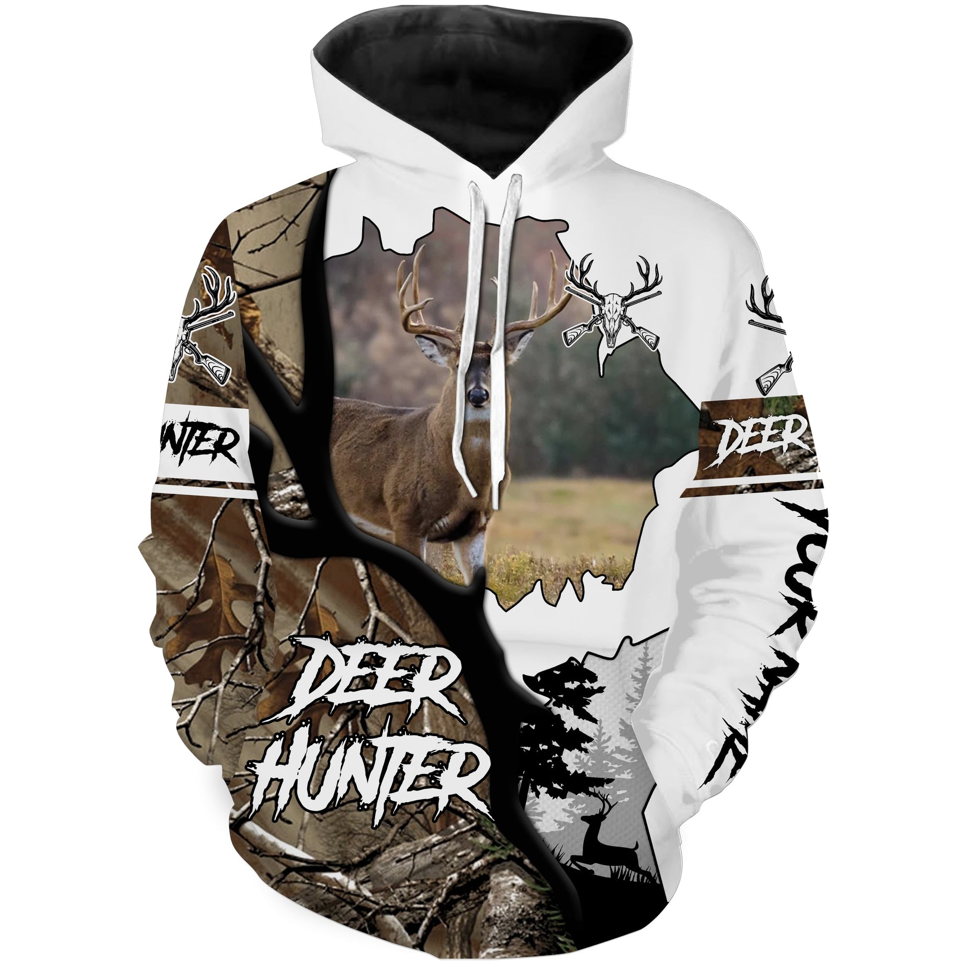 Deer hunting camo clothes custom whitetail deer hunting t shirts