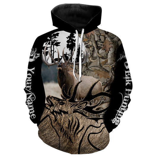 Personalized Elk Hunting full printing shirt