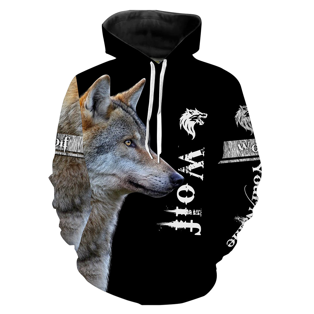 Wolf Hunting Predators Hunter Customized Name 3D Full Printing Shirts Personalized Hunting Gifts Shirt for Adult and Kid FSD2072 Hoodie