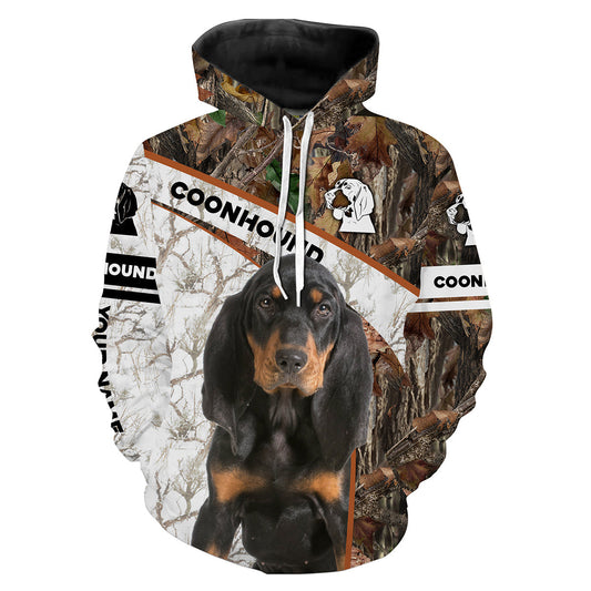 Black and Tan Coonhound Coon Hunter Custom Name 3D Full Printing Shirts