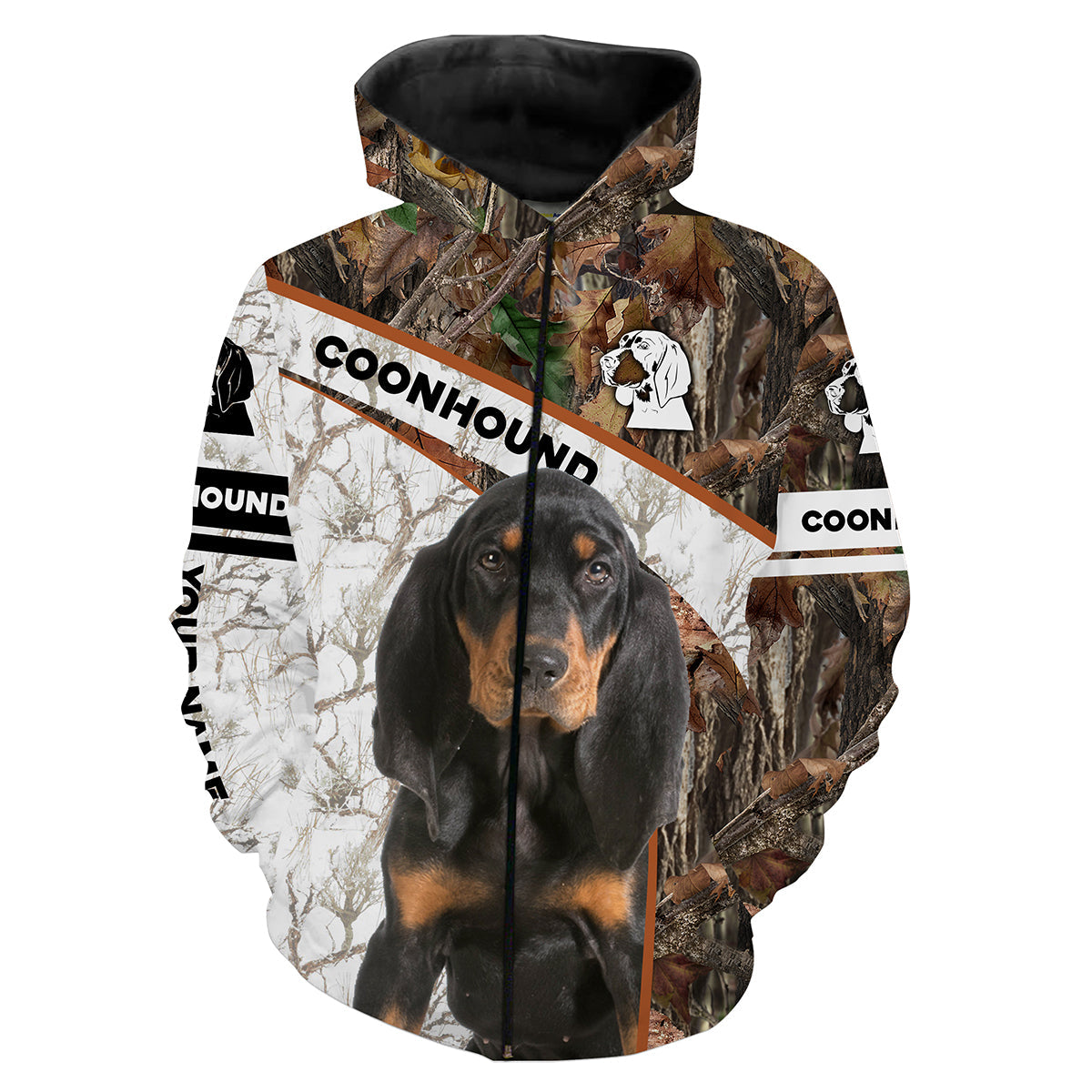 Black and Tan Coonhound Coon Hunter Custom Name 3D Full Printing Shirts