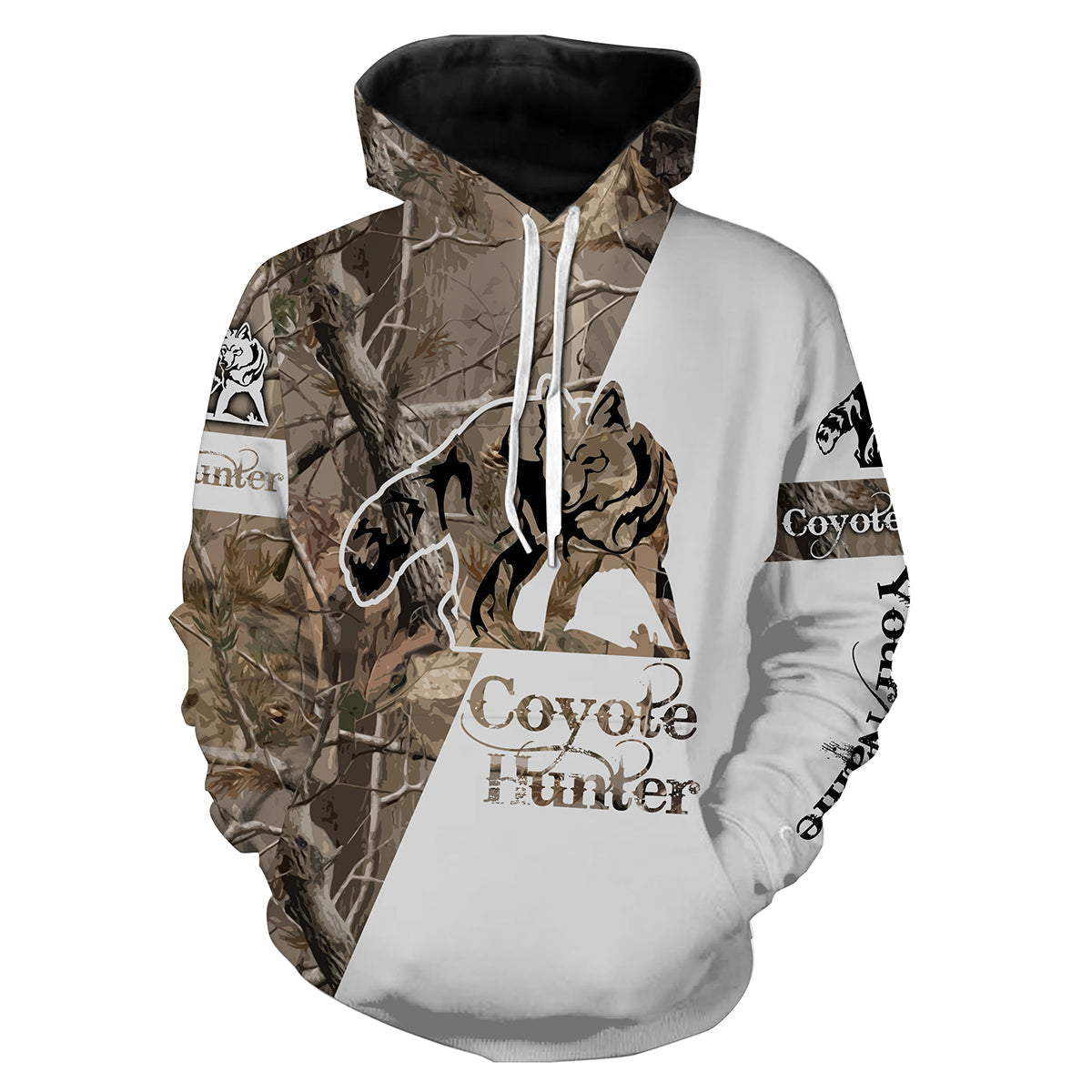 Coyote Hunting Tattoo camo Custom Name All over print Shirts