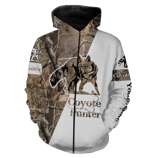 Coyote Hunting Tattoo camo Custom Name All over print Shirts