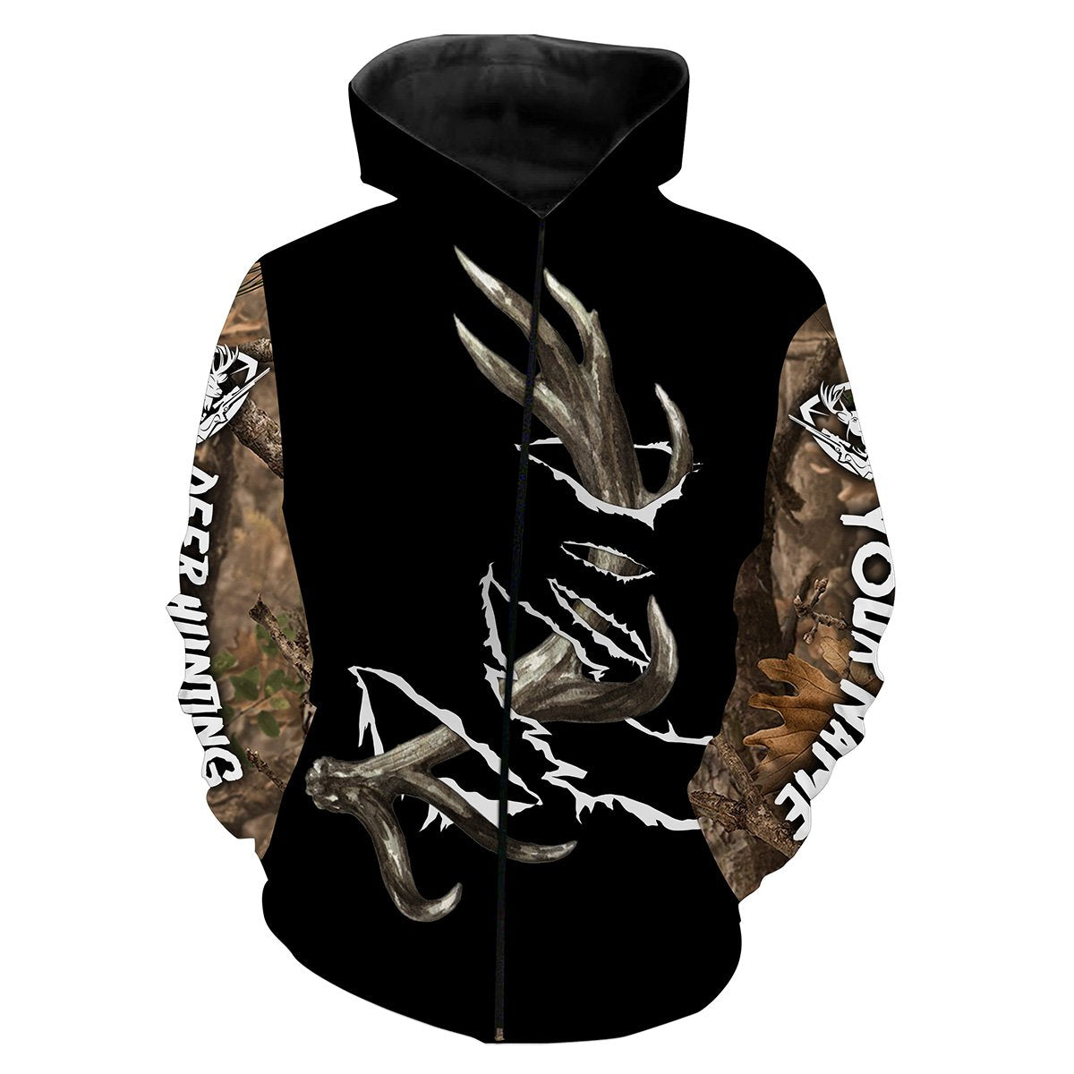 Deer Hunting Antler 3D Camo All Over Printed Shirts, Hoodie, Long Sleeve - Personalized Deer Hunting, Shed Hunting Gift FSD2547