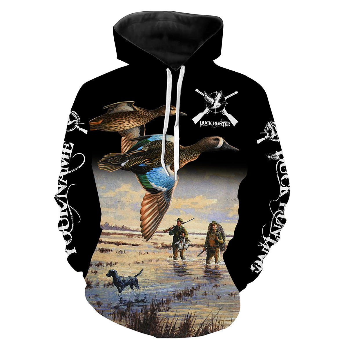 Best Duck hunting custom Name 3D All over print Shirt hoodie Personalized shirt for Duck hunter