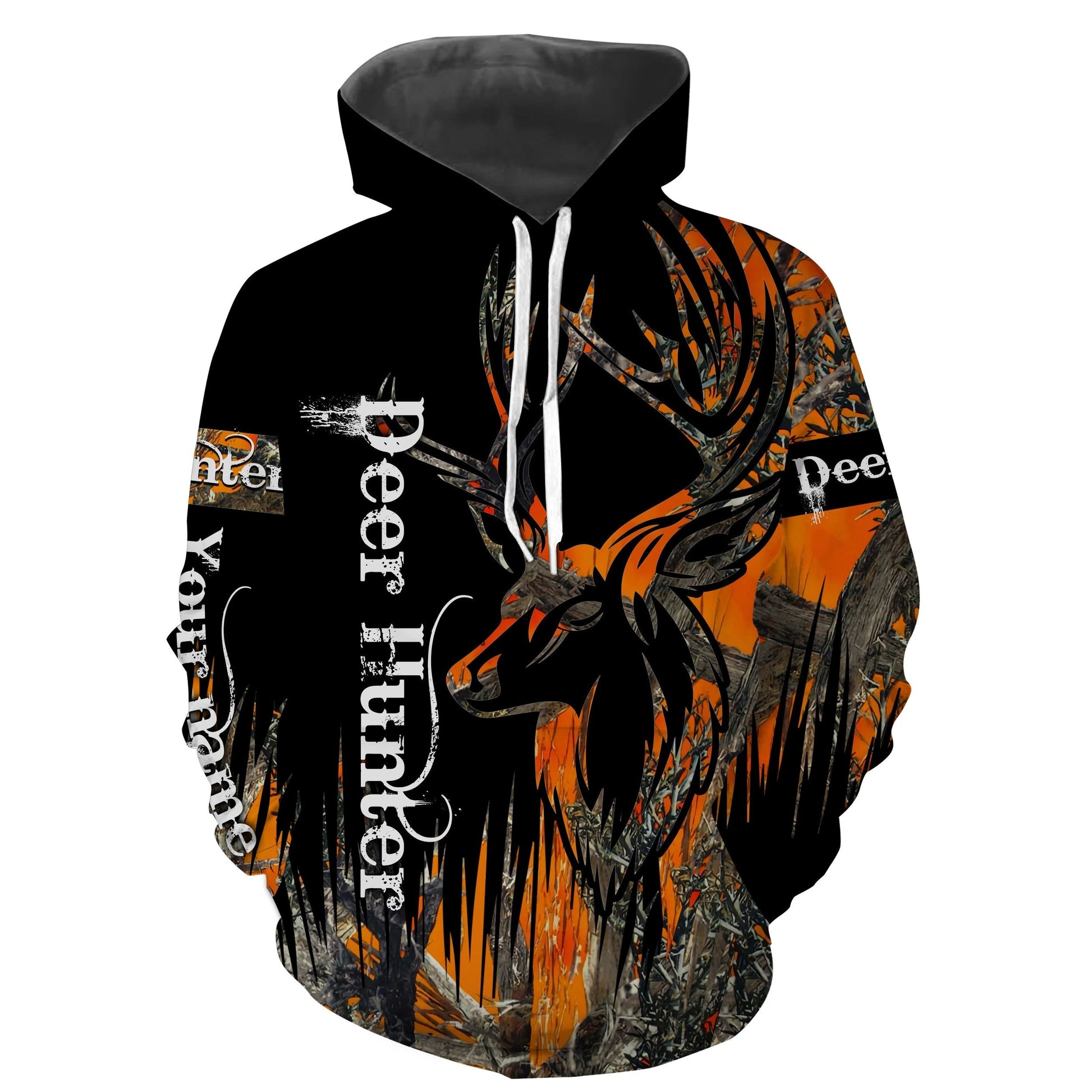 Deer Hunting Custom Name 3D All Over Print Shirts  Hoodie Hoodie