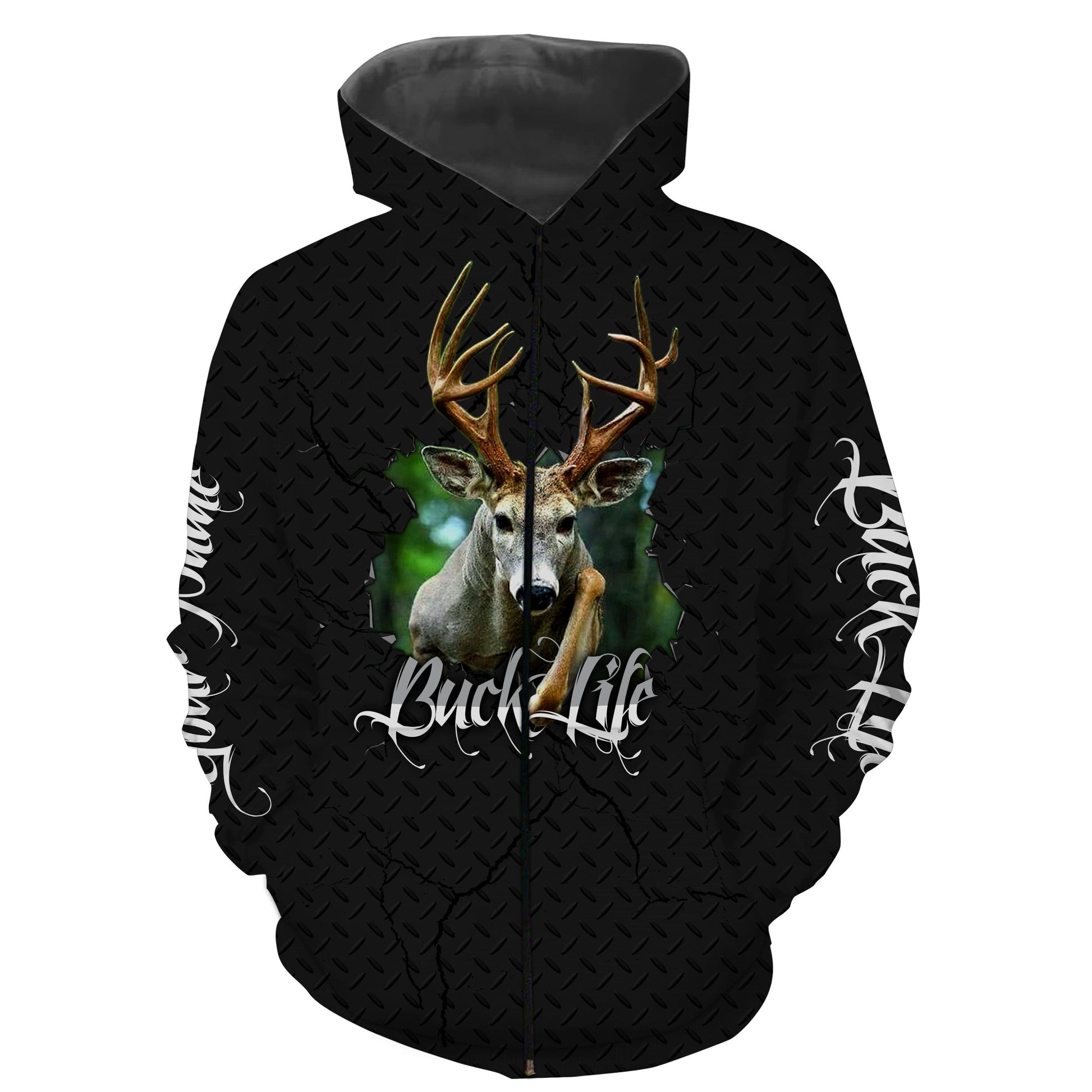 Buck Life Deer Black camo custom Name 3D All over printing Shirts