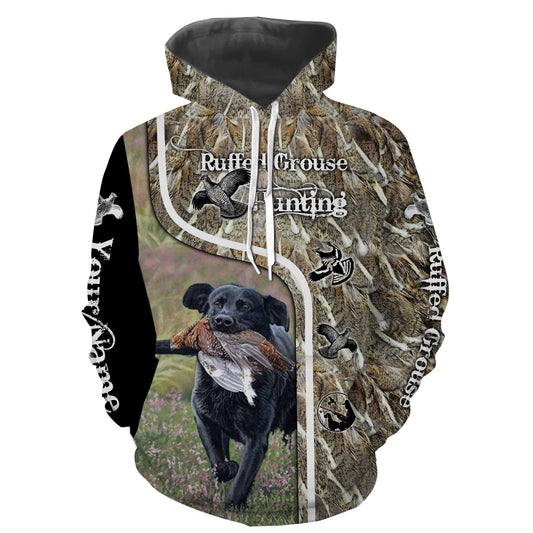 Ruffed Grouse Hunting Bird Hunters Custom Name 3D All Over Print Sweatshirt Hoodie Hoodie