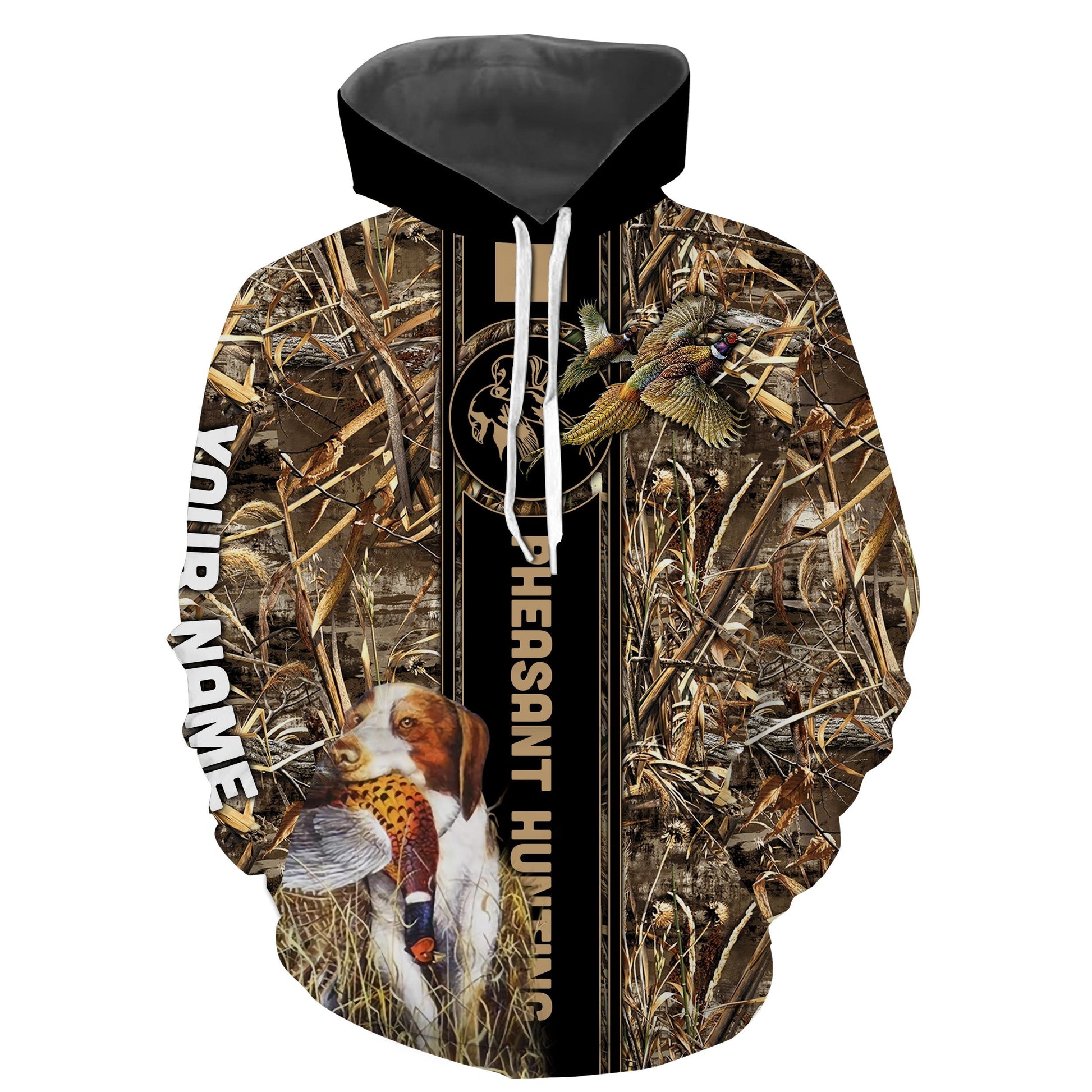 Pheasant hunting custom Name 3D All over print shirts Personalized hunting gifts FSD447