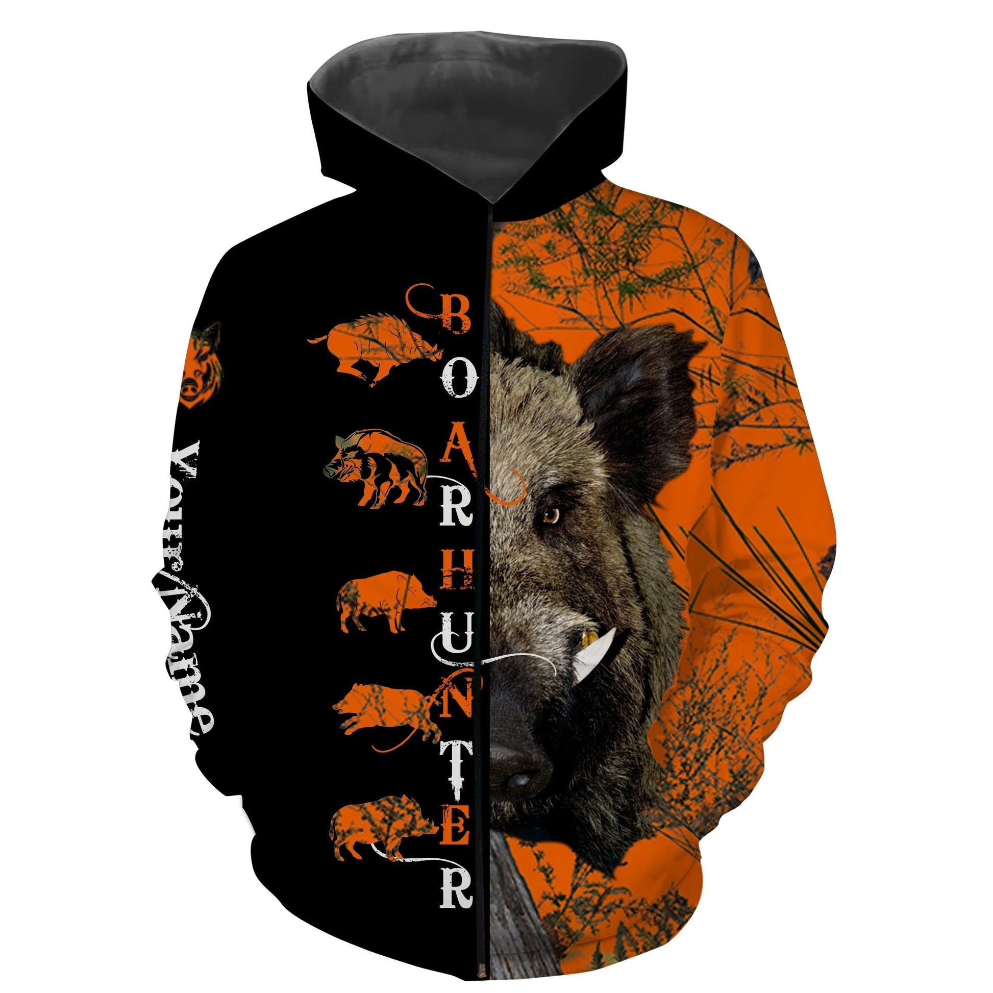 Boar hunting Custom Name 3D All over print Shirts