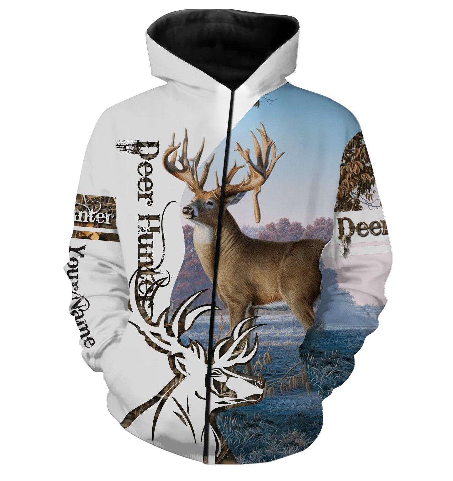 Whitetails Deer hunting custom Name 3D all over print Shirt