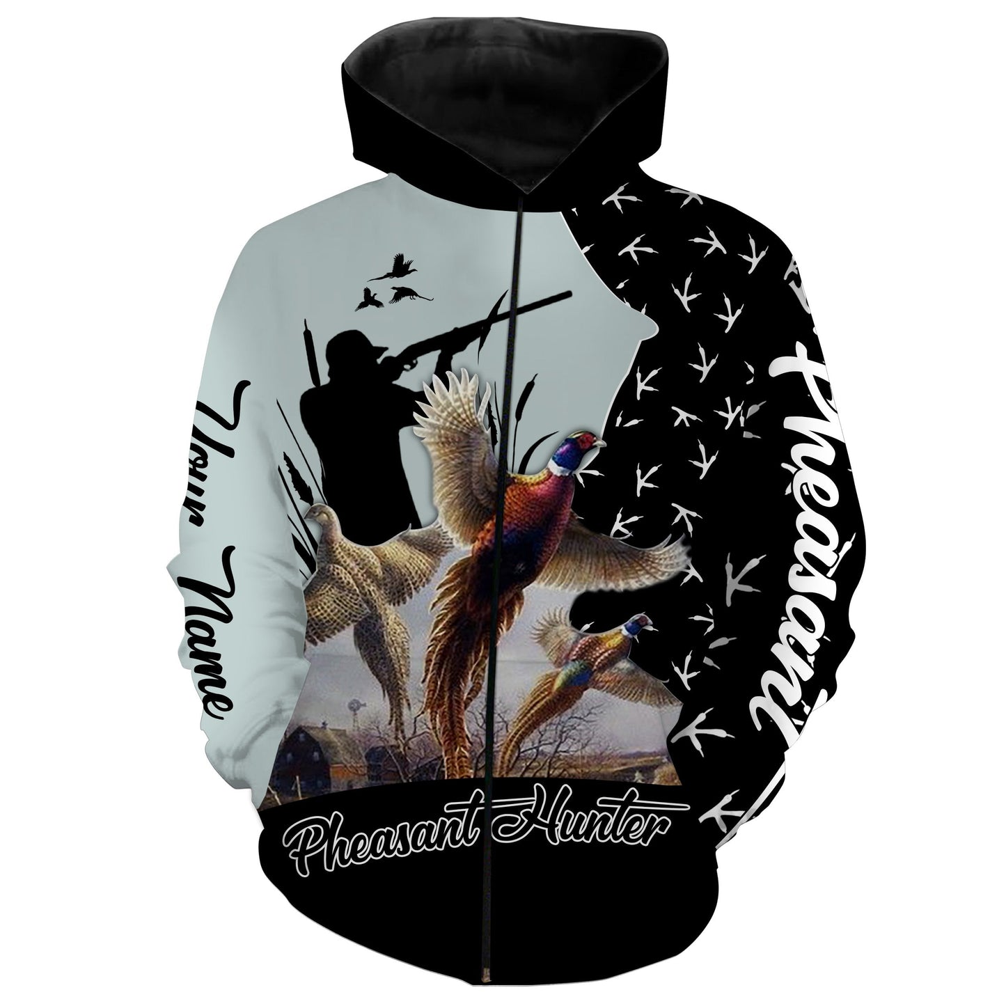 Pheasant hunting Custom Name 3D All over print Shirts