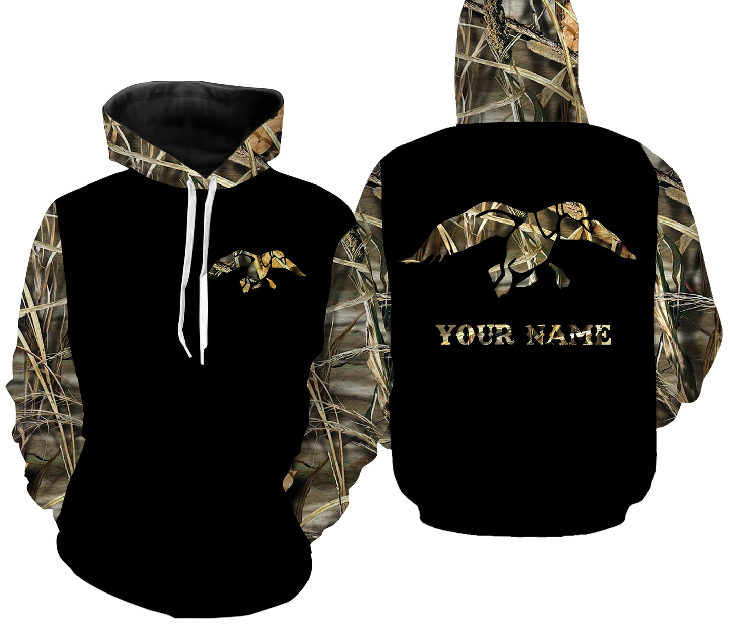 Duck hunting Custom Name 3D Full printing Shirt Personalized Duck hunting gift FSD932 Hoodie