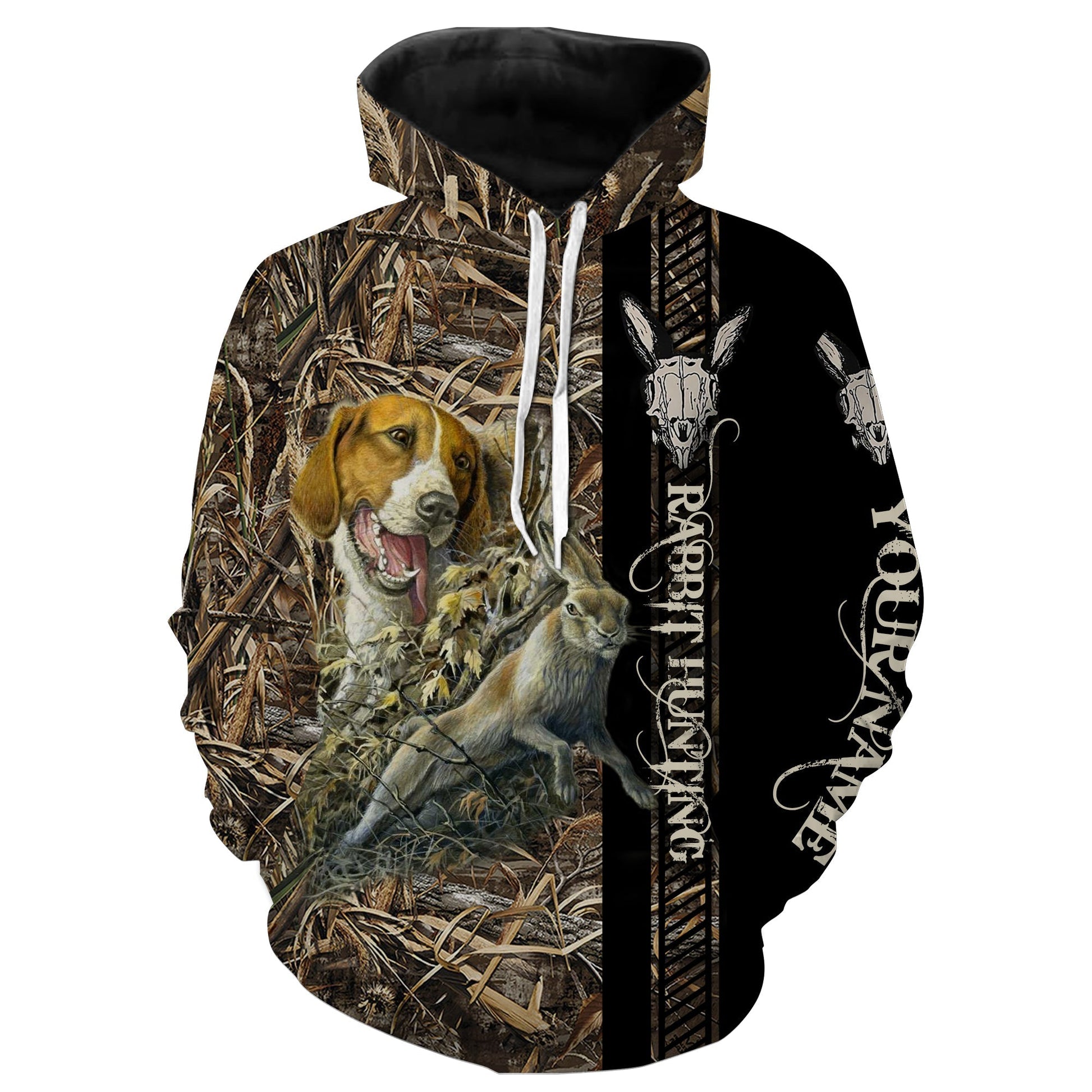 Personalized Rabbit Hunting With Beagle Camo 3D All Over Print Shirts Hunting Gifts Fsd1014 Hoodie Hoodie