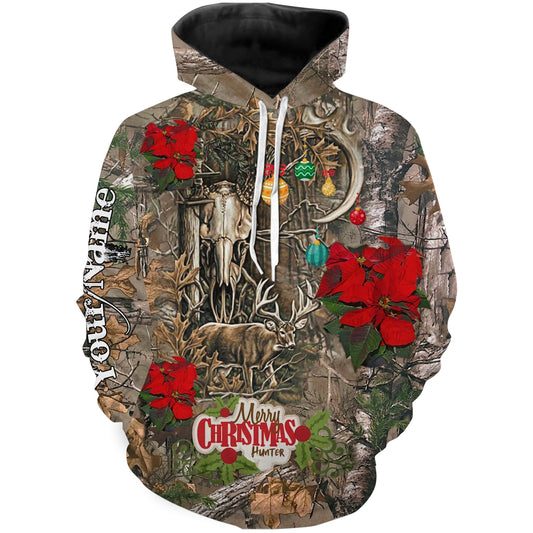 Hunting Christmas Shirt Custom name 3D All over printing Personalized gifts FSD522