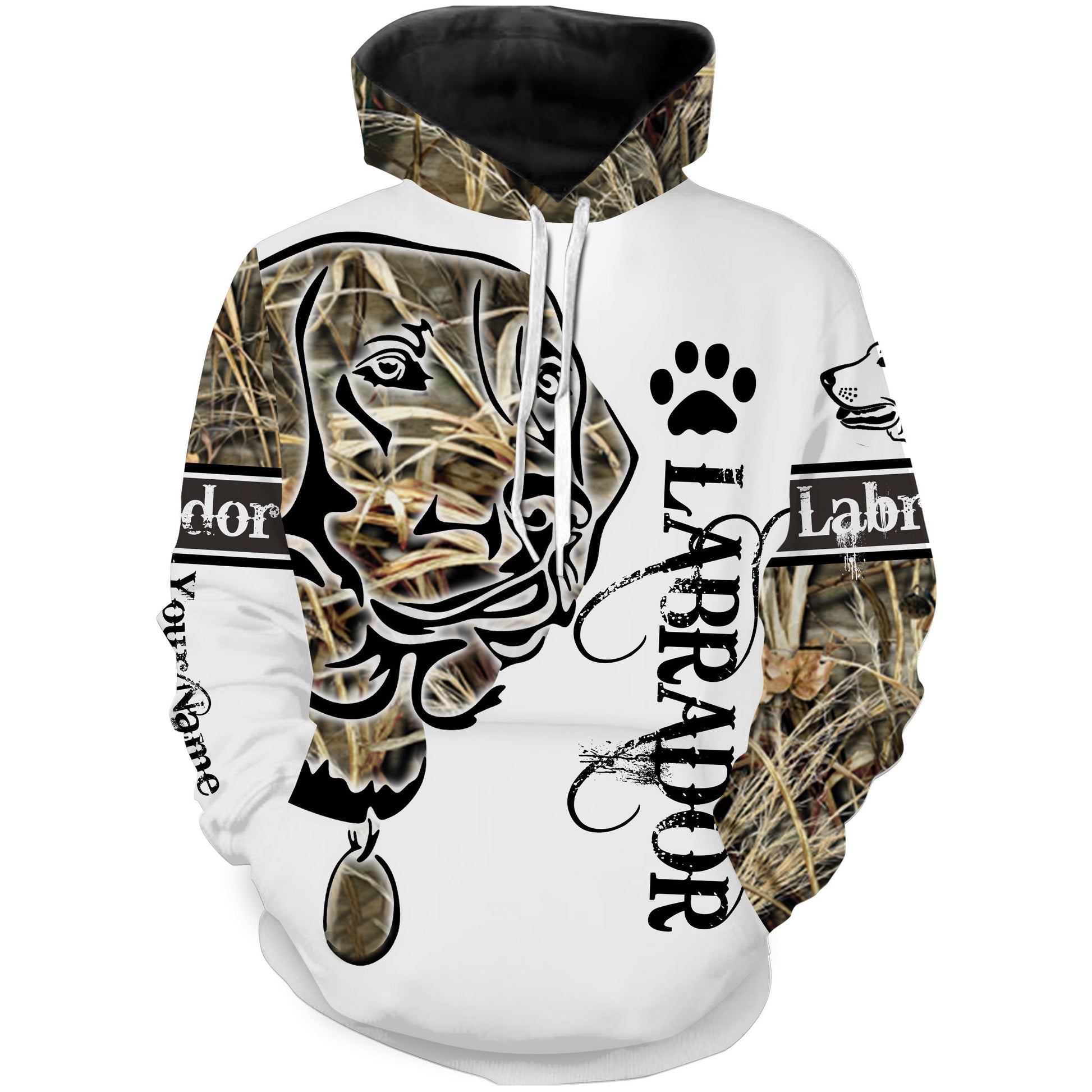 Labrador Retriever custom name 3D All over printed Shirt Gift for Labrador dog lovers FSD562 Hoodie