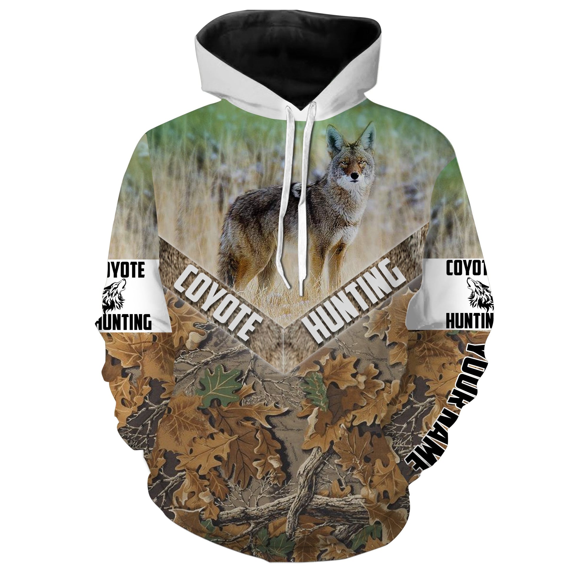 Coyote hunting Custom Name 3D All over print shirts - personalized hunting gifts - FSD243