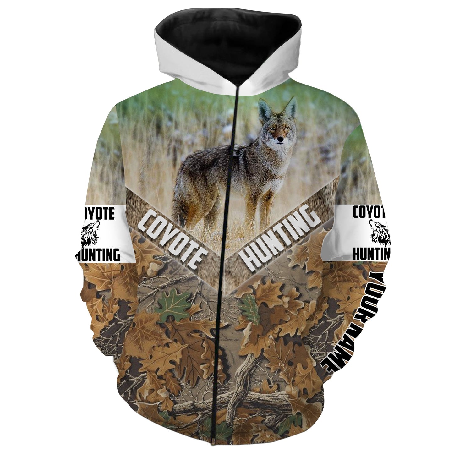 Coyote hunting Custom Name 3D All over print shirts - personalized hunting gifts - FSD243