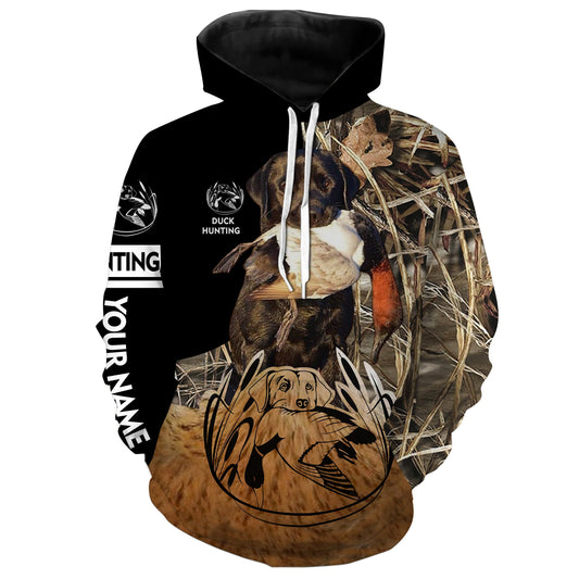 Duck Hunting with Black Labs Custom Name 3D All over print Shirts