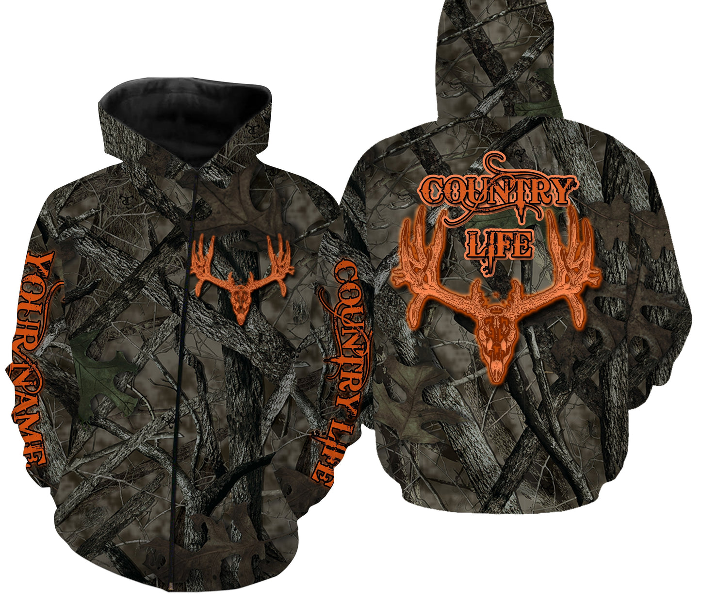 Country Life clothes custom Name 3D All over print Shirts, Face shield - Personalized hunting gifts - FSD405