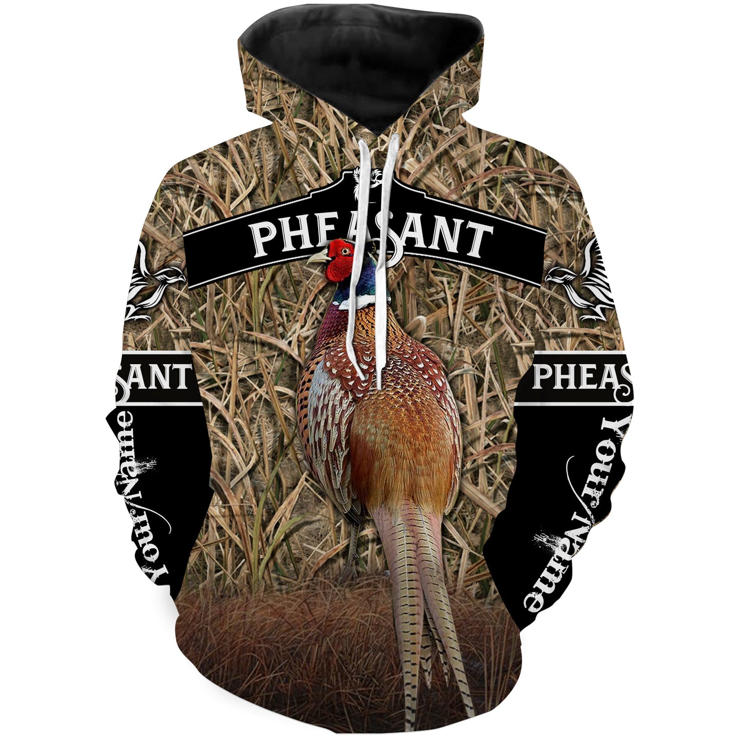 Pheasant hunting upland game bird custom Name 3D All over printed Shirt Hunting gift for Men