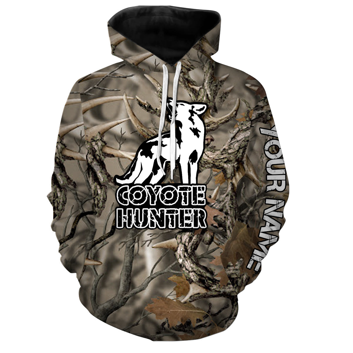 Coyote Hunting Camo Custom Name 3D All Over Printed Shirts Personalized Hunting Gifts For Coyote Hunters FSD1999