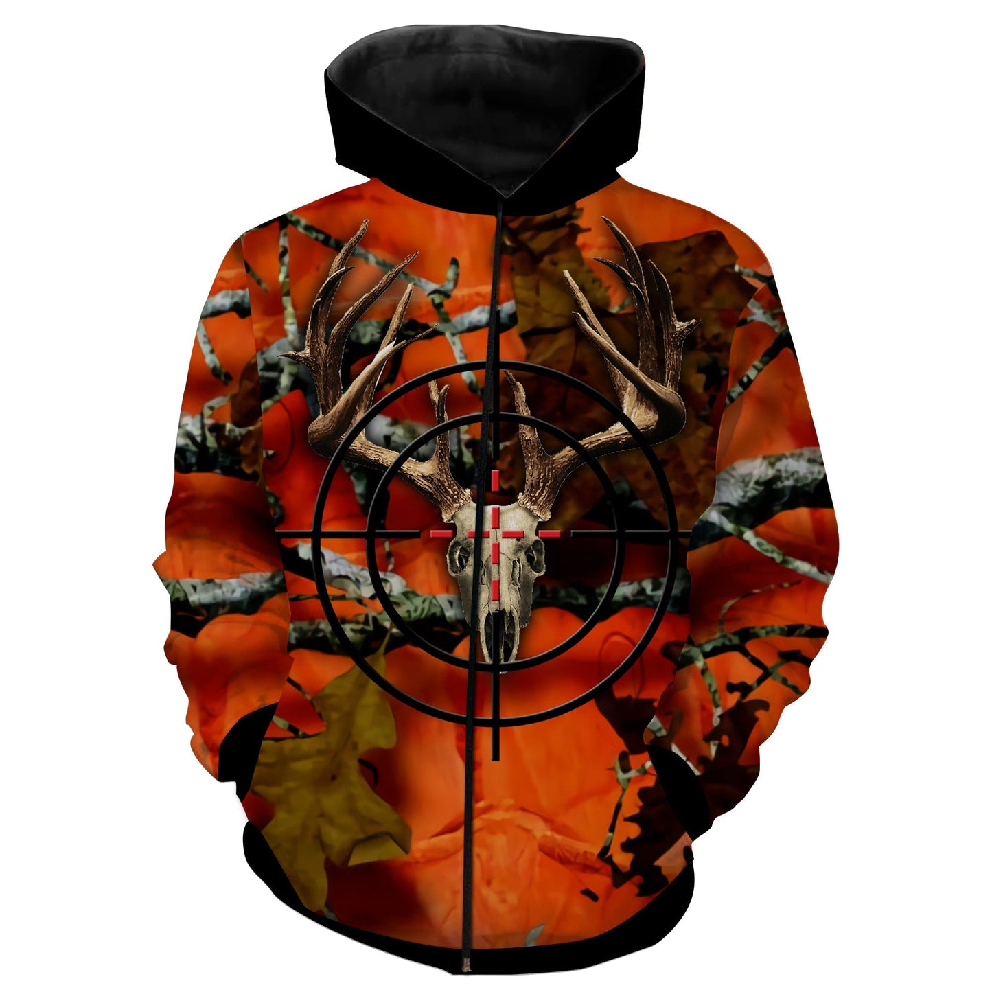 Deer hunting Orange camo full printing Shirt Hunting gift for Men, Women and Kid FSD665