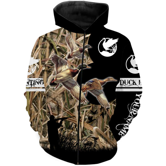 Duck hunting custom Name All over print Shirt Personalized shirt for Duck hunter FSD702