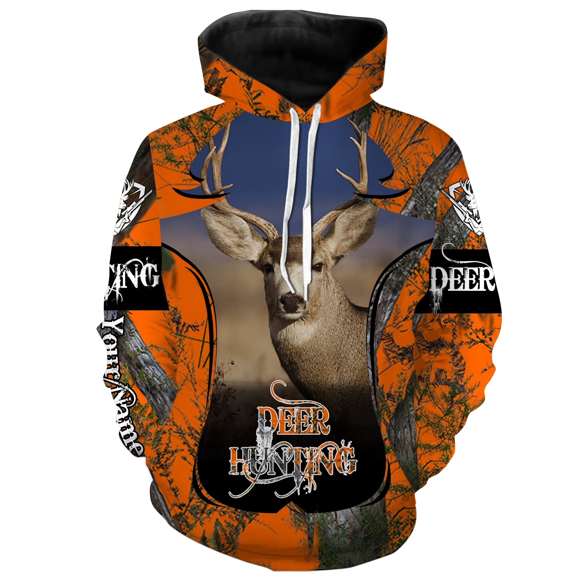 Mule Deer hunting custom Name 3D printing Shirt Personalized hunting gift FSD714