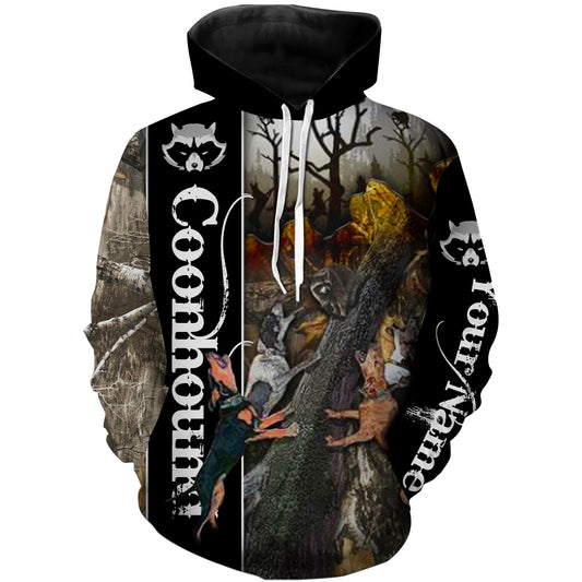 Coonhound Custom Name 3D All over print T-shirt Hoodie