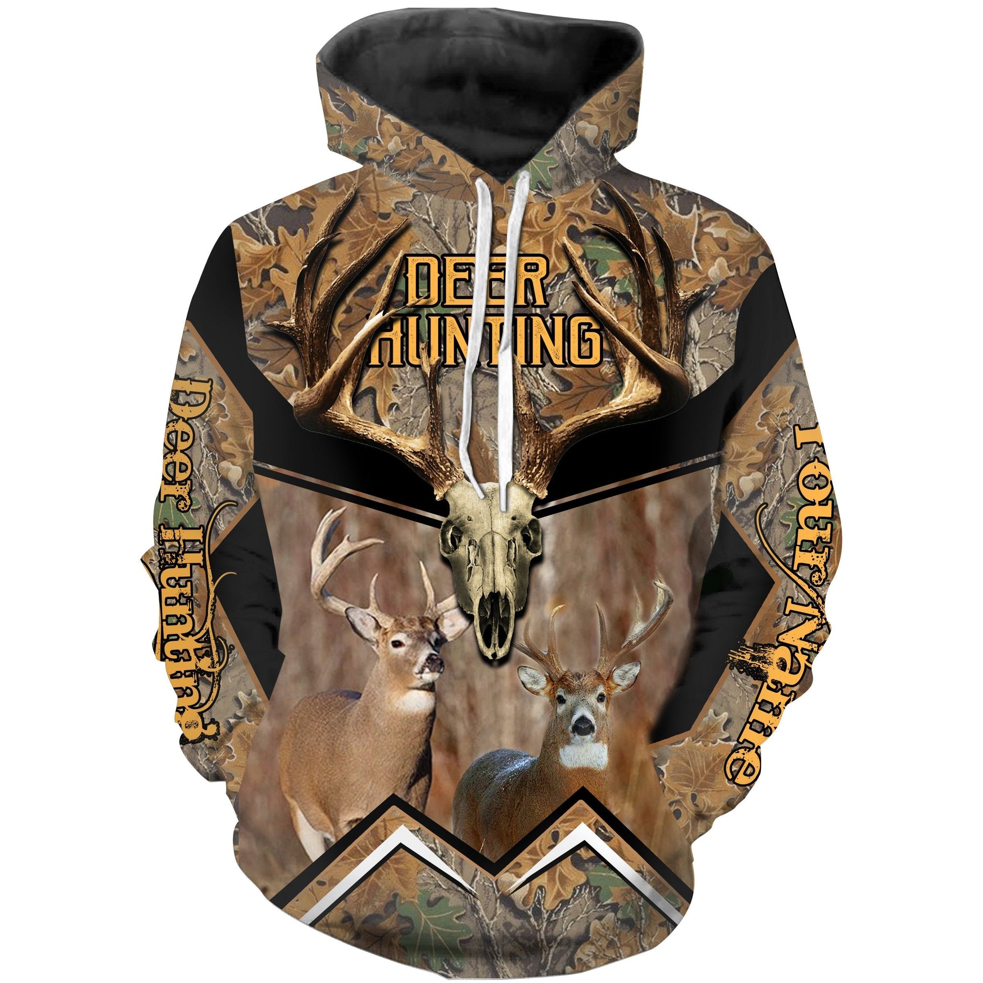 Deer Hunting Custom Name 3D All over print Shirts - Personalized hunting gift - FSD171 Hoodie