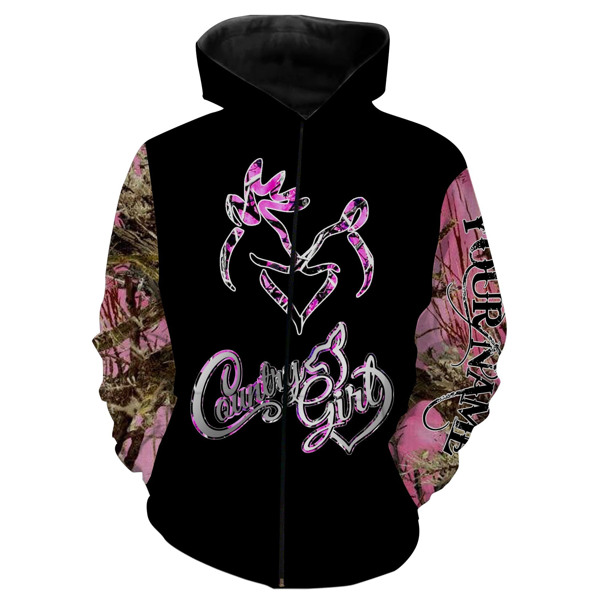 Country Girl Deer Hoodie Zip Up Hoodie Zip Up Hoodie