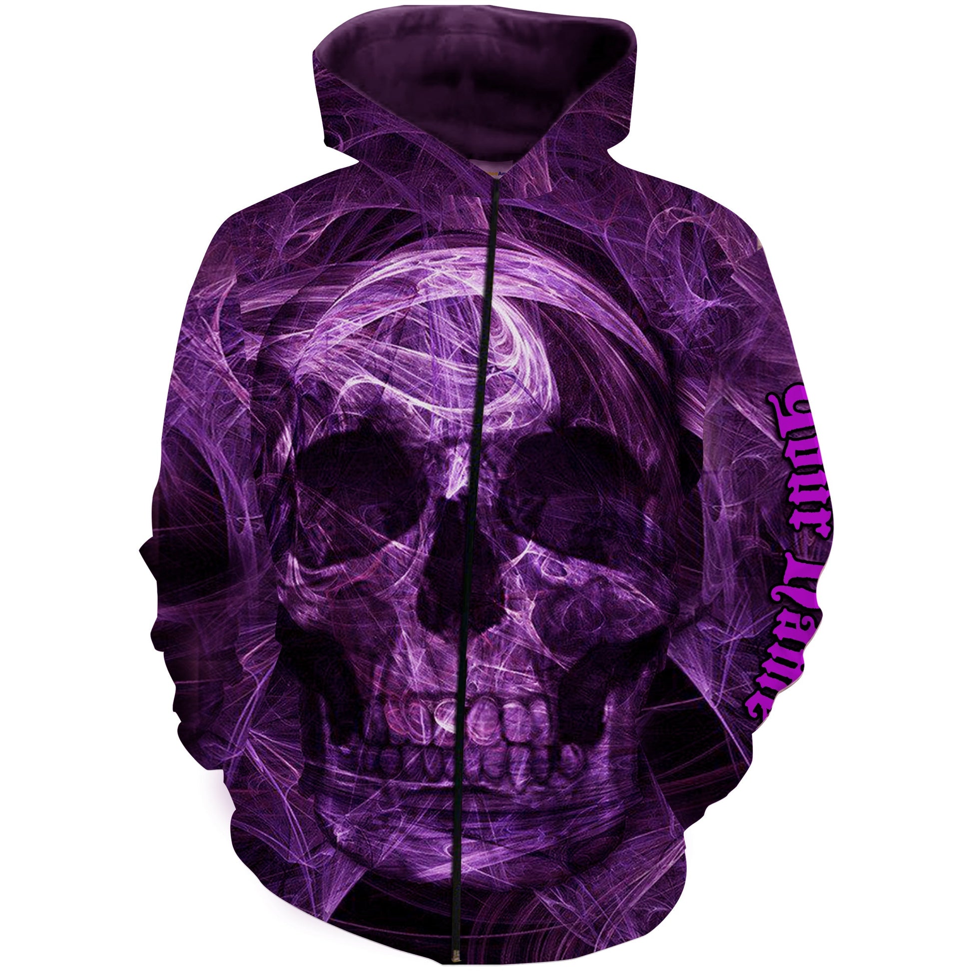 Purple Skull All over printed Personalized Skull shirt for Men