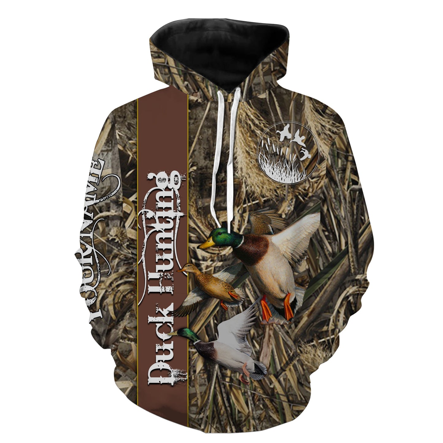 Personalized Mallard Duck hunting Waterfowl camo 3D All over print Shirts FSD908