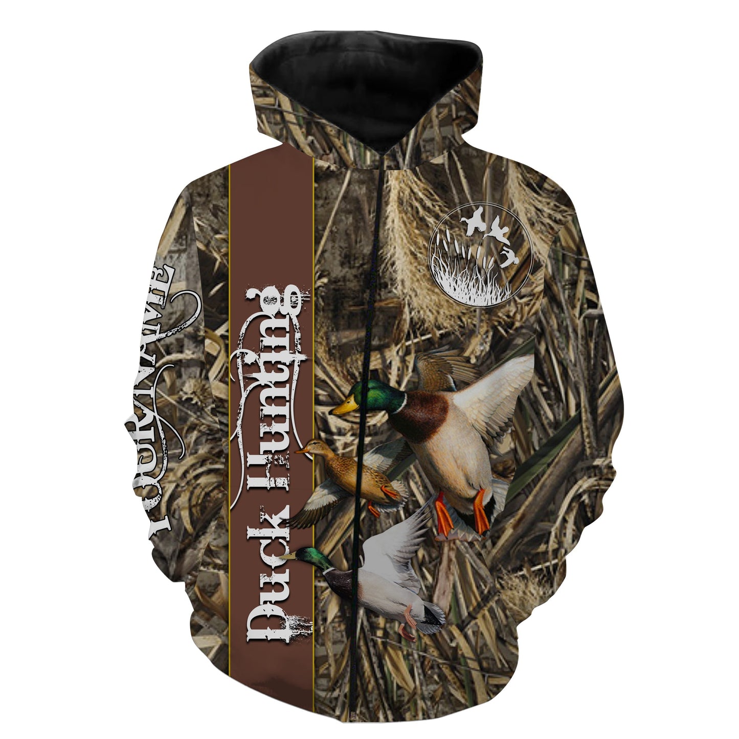 Personalized Mallard Duck hunting Waterfowl camo 3D All over print Shirts FSD908