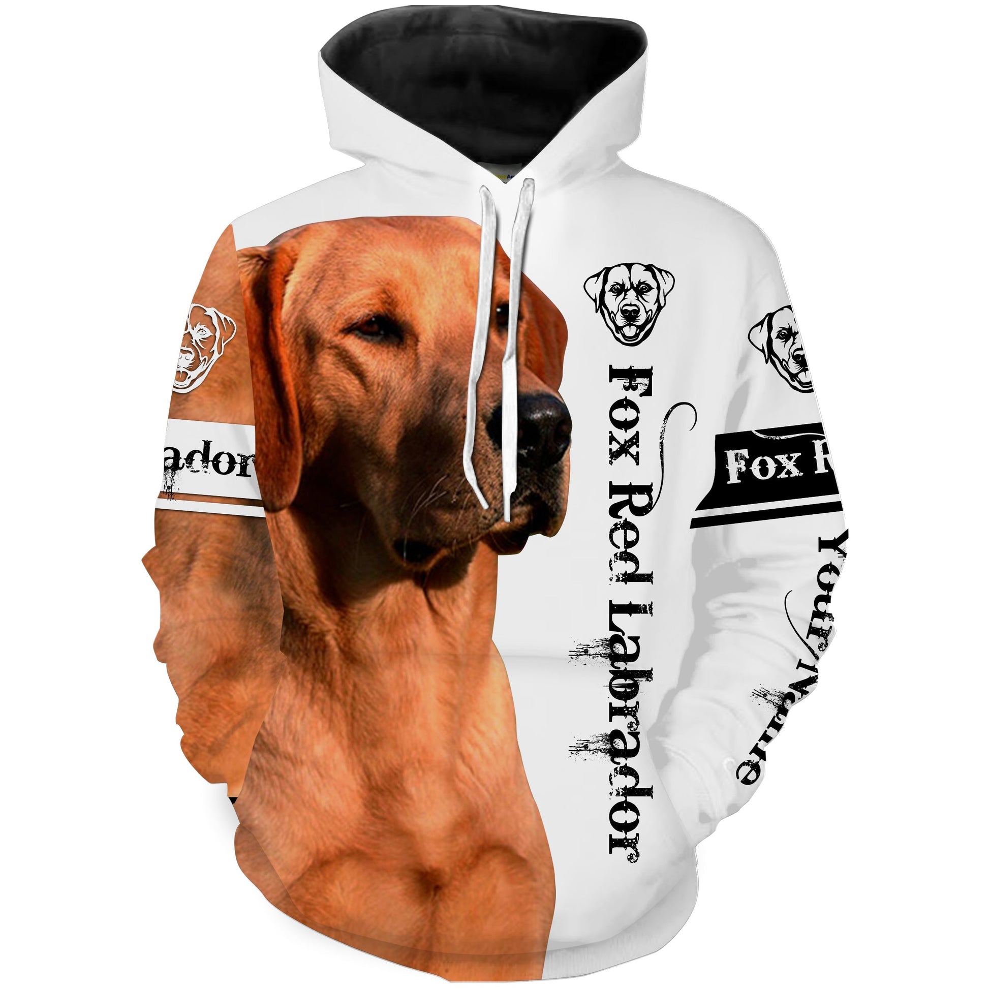 Fox Red Labrador Retriever 3D All Over Printed Shirts, Hoodie, Tshirt - Gifts for Dog Lovers, Fox Red Lab Lovers FSD2448