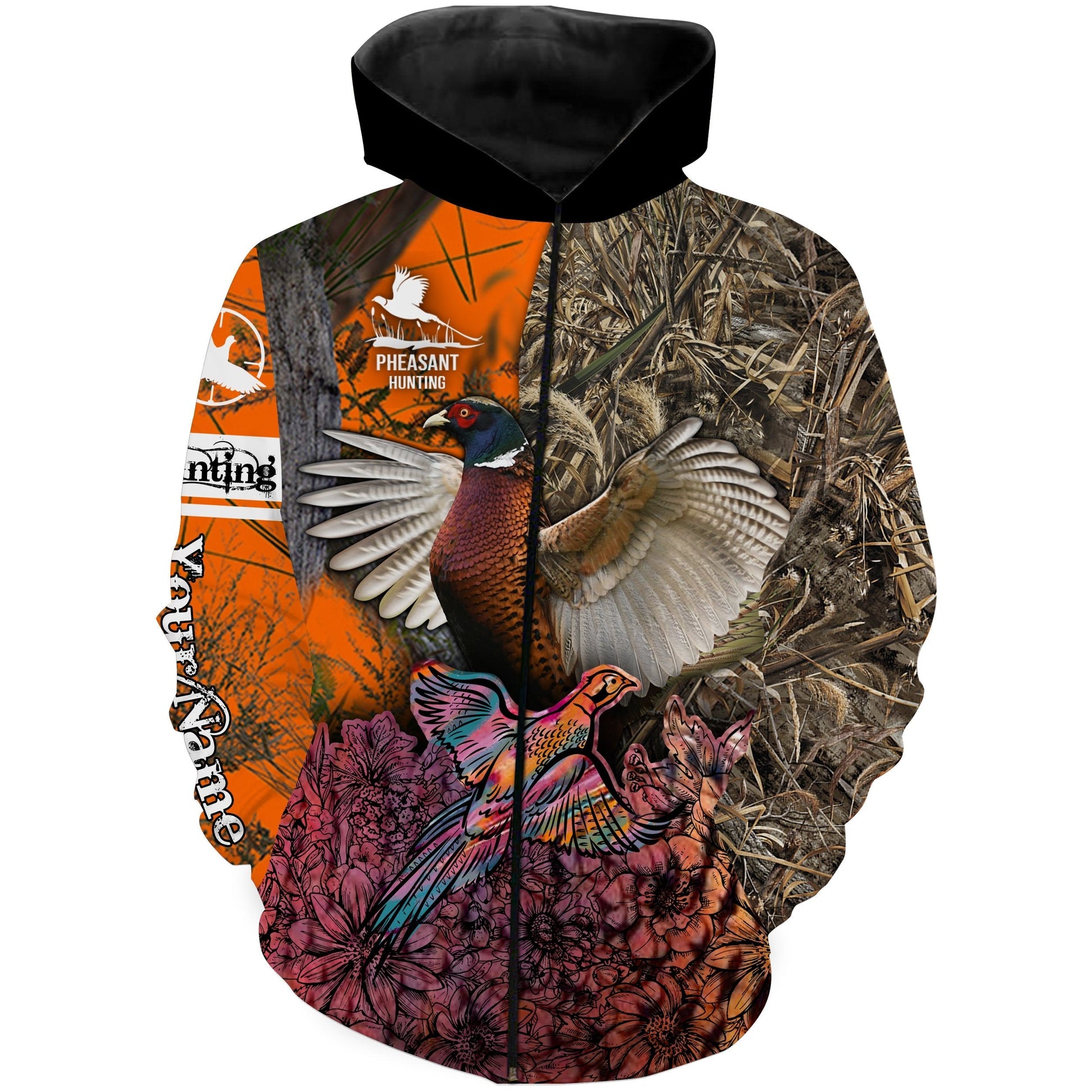 Pheasant hunting Custom Name 3D All over print Shirts