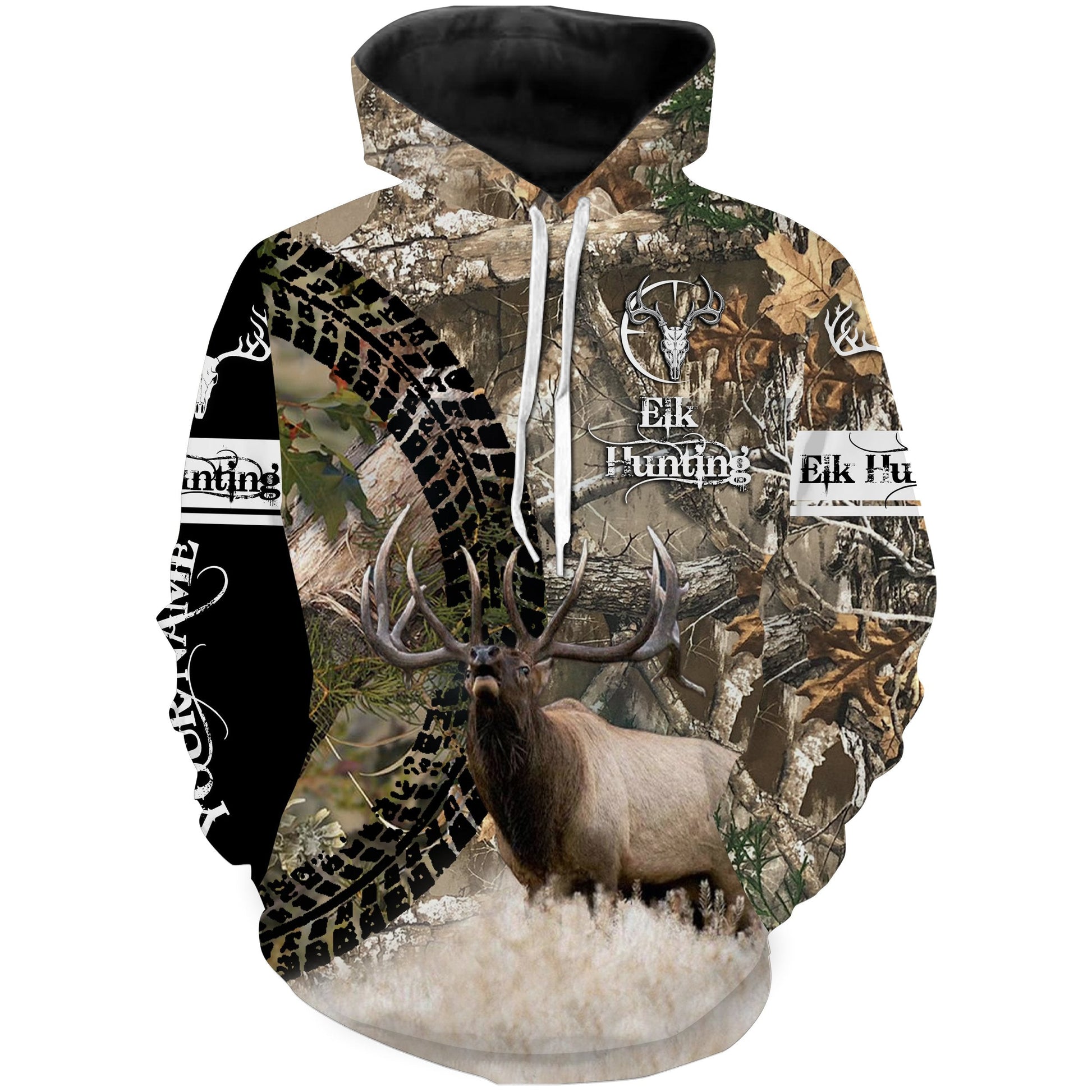 Personalized Elk hunting camo Full print shirt Elk hunting gift for Men, Women and Kid FSD768