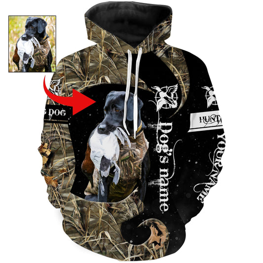 Duck Hunting Dog Waterfowl Camo Custom Shirts