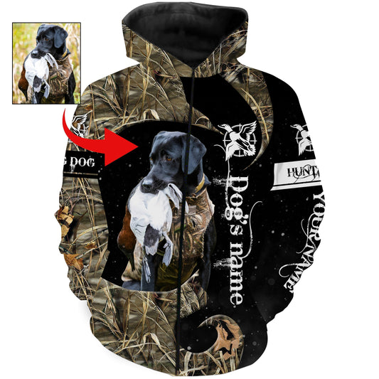 Duck Hunting Dog Waterfowl Camo Custom Shirts