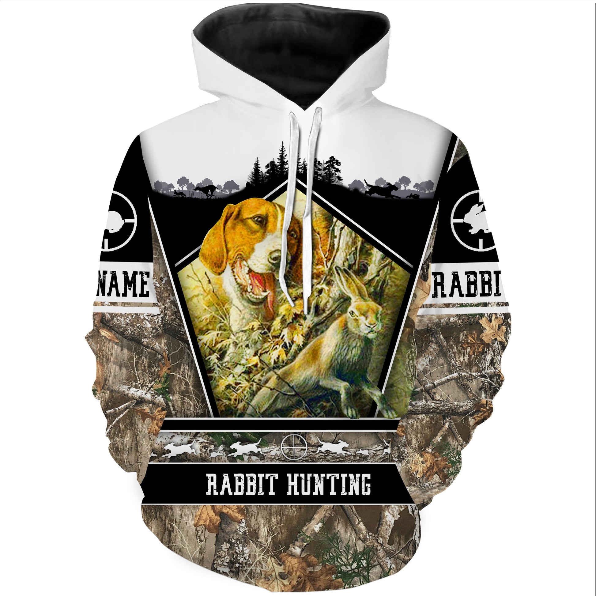 Rabbit hunting with beagles custom Name 3D All over print Shirts Hoodie Gift ideas for Rabbit hunter FSD538