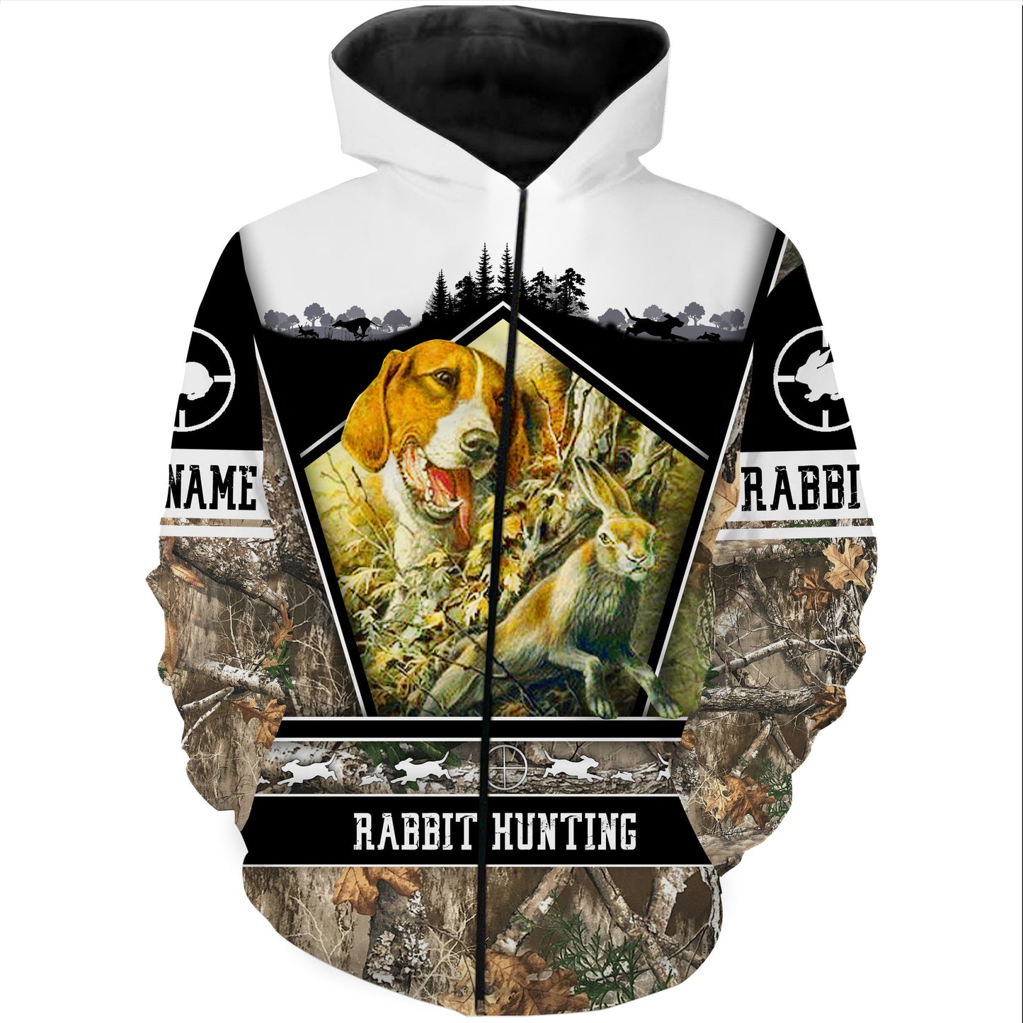 Rabbit hunting with beagles custom Name 3D All over print Shirts Hoodie Gift ideas for Rabbit hunter FSD538