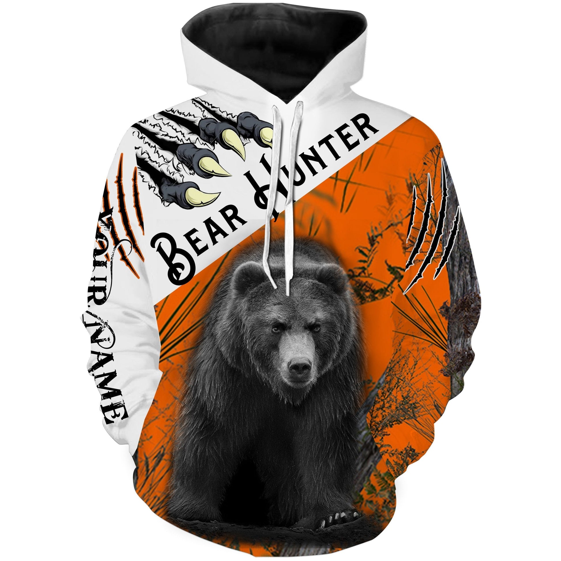 Black Bear hunting Custom Name 3D All over print shirts - personalized hunting gifts - FSD227