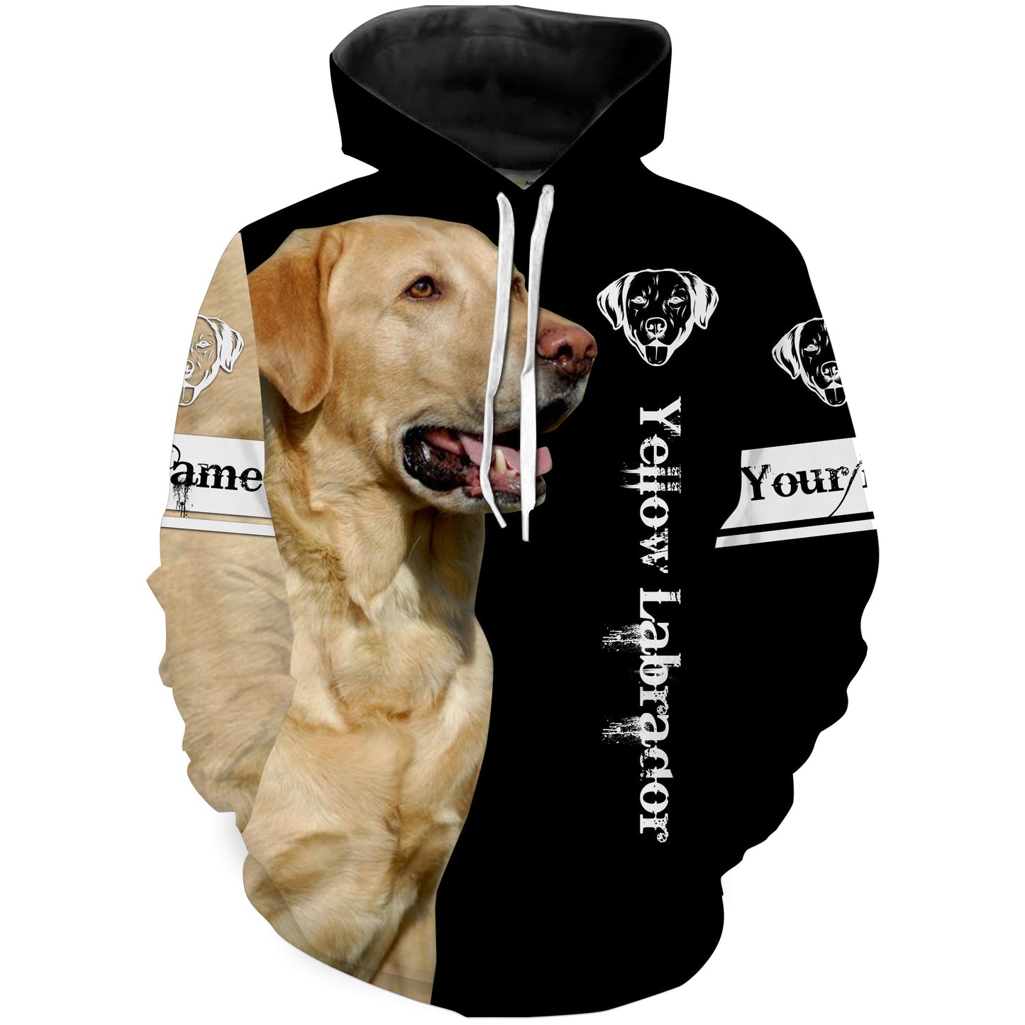 Yellow Labrador 3D All over print T-shirt Hoodie