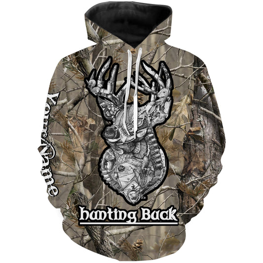 Hungting Buck Custom Name 3D All over print shirts - personalized hunting gifts - FSD236