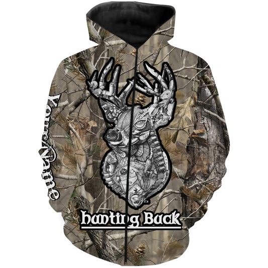 Hungting Buck Custom Name 3D All over print shirts - personalized hunting gifts - FSD236