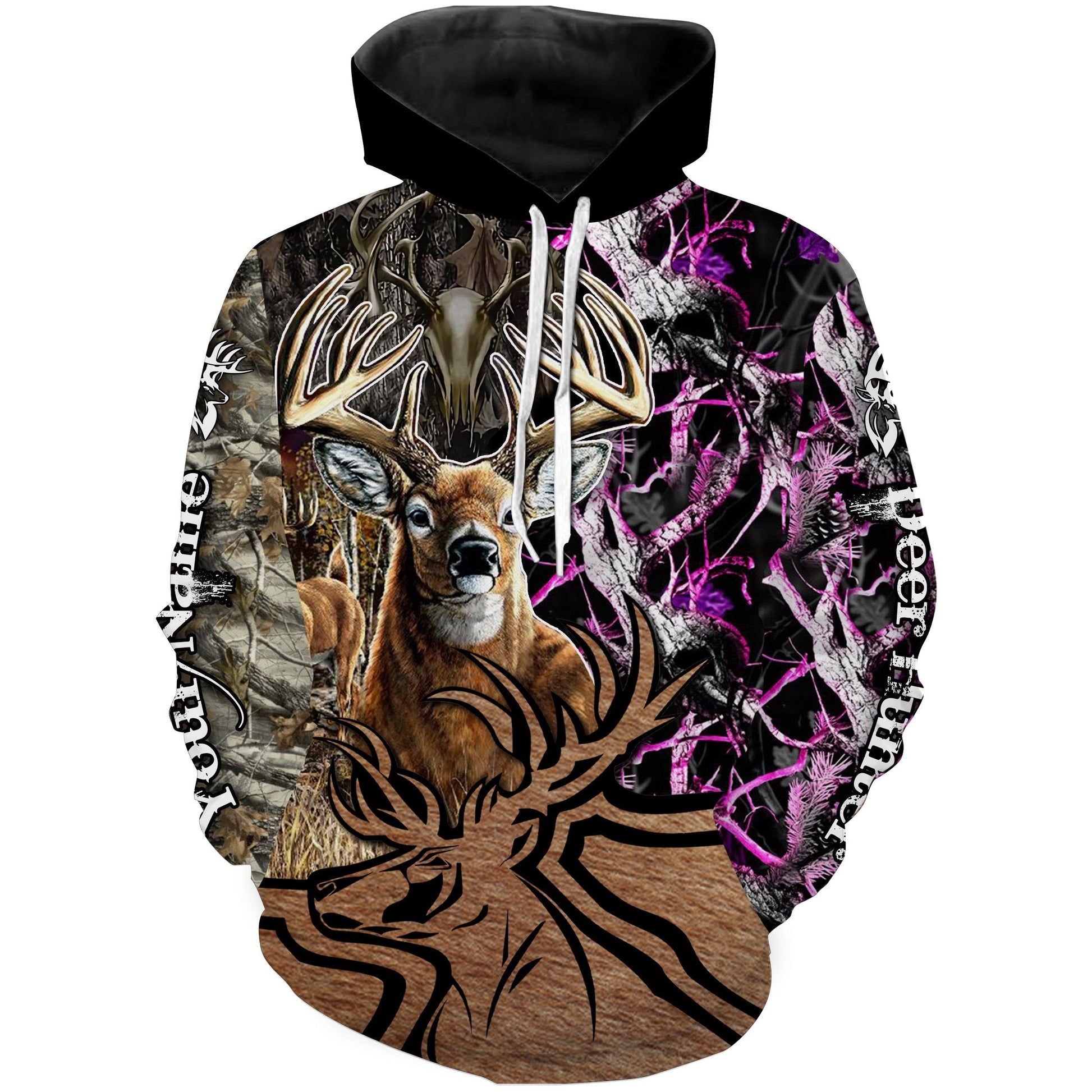 Best whitetails deer hunting custom name 3D All over printed Shirt Personalized hunting gift FSD563