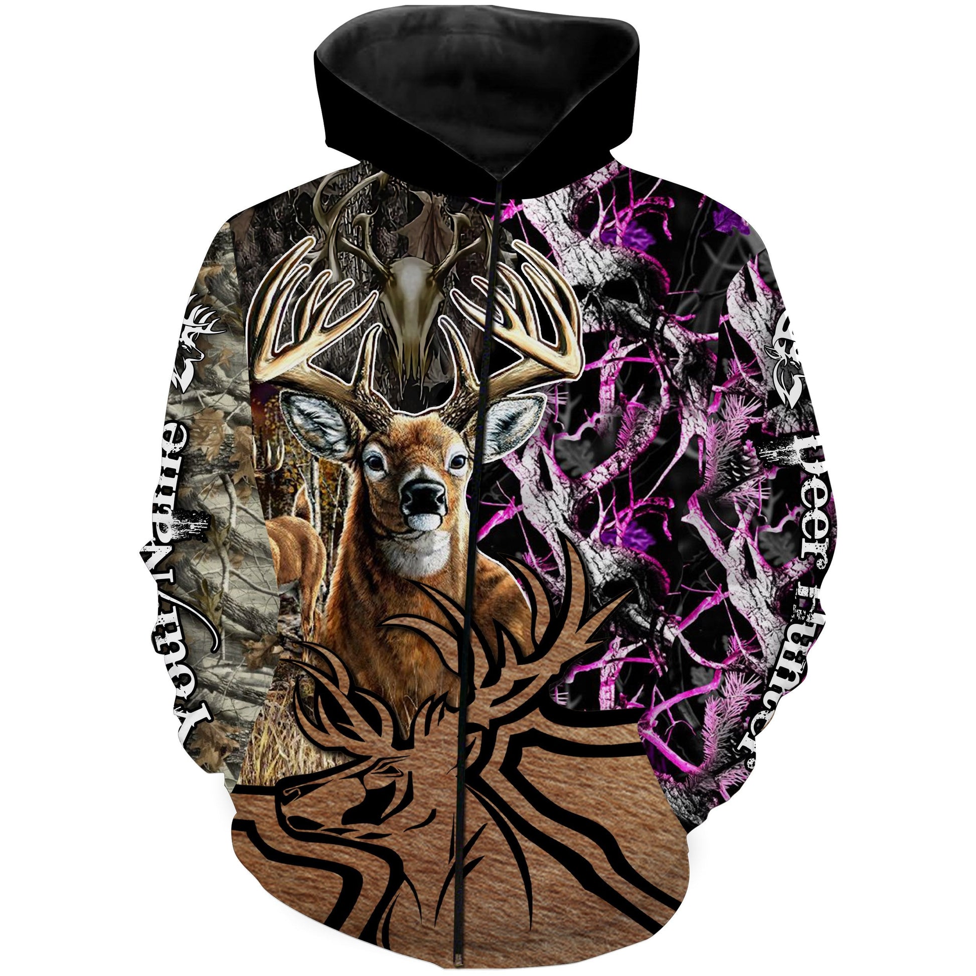 Best whitetails deer hunting custom name 3D All over printed Shirt Personalized hunting gift FSD563