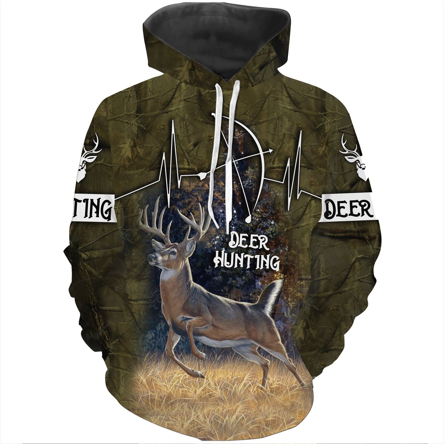 Best Deer hunting 3D All over print Shirts, Face shield - Hunting gifts for Men, Women and Kid- FSD392